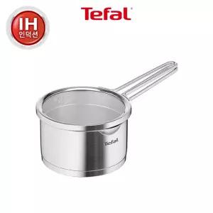 [테팔] 인덕션 스테인리스 스틸 노르디카 편수냄비 16cm(뚜껑포함)