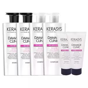 케라시스 데미지 샴푸 600ml x2 + 컨디셔너 600ml x2 + 트리트먼트 300ml x2