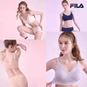 [런칭109,000원]FILA 냉감 프리컷 브라팬티 4세트