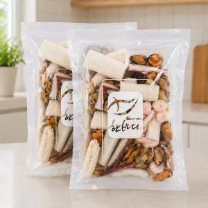 냉동 해물 5종 프리미엄 해물믹스 500g X 2팩 (총1kg) 오징어 새우 바지락 홍합 쭈꾸미