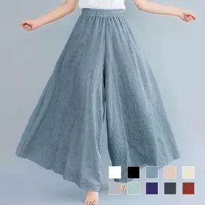 [하프클럽/]월랑 아사면 항아리 통바지 SD-230324