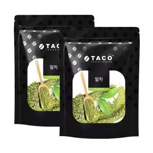 타코 말차 파우더 1kg 2개세트
