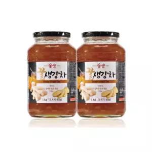 꽃샘 꿀생강차S 1kg x 2개 향좋은