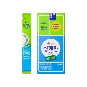 큐원 상쾌환 젤리 스틱형 샤인머스캣맛 18g 10개 숙취해소 회식 모임 술먹기 전 후
