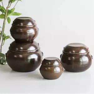 국산 미니 옹기단지 소금항아리 양념통 4size 풍수 인테리어 현관 장식