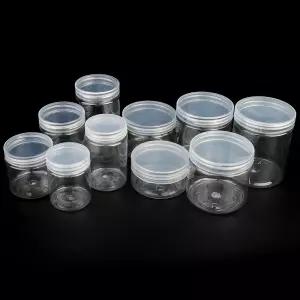 원형투명케이스 납작 플라스틱 보관용기 4 8cm - 100ml 수납케이스