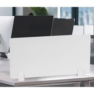 책상 가림막 투명 60X30CM흰색8MM간격 가리개 칸막이 시험 사무용