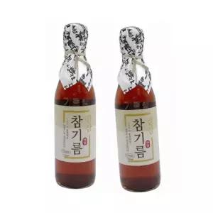 100%통참깨 진심참기름 350ml+350ml(단 1회 착유)