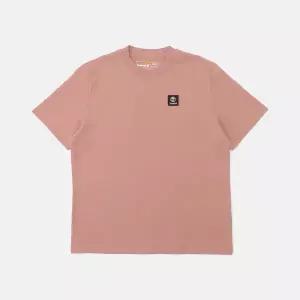 갤러리아 팀버랜드 로고 스몰 패치 반팔티 A42P5 R85