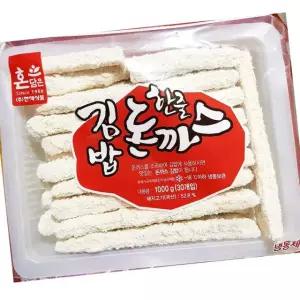 한맥 김밥 돈까스 30개 1K 5개 냉동식품