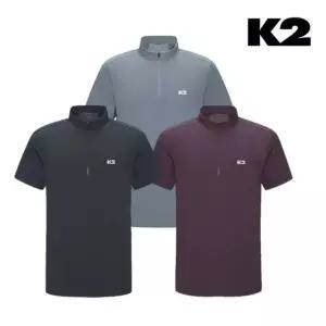 [갤러리아] K2 케이투 남성 냉감 오싹(OSSAK) SUNGUARD 반팔 집업티셔츠 KMM25223