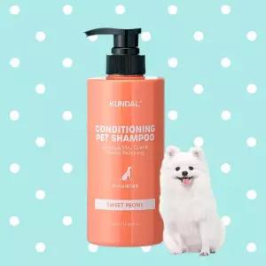 쿤달 인텐시브 컨디셔닝 반려견 샴푸 스위트 피오니향 500ml / 강아지 샴푸