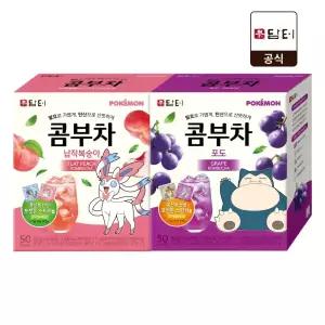 [T쇼페] 담터 포켓몬 콤부차 납작복숭아 50T 포도 50T
