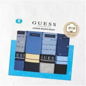 게스 언더웨어 게스 주니어 남아 팬티 8매세트 A 드로즈 초등학생 중학생 고등학생 228169