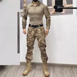 겨울 군복 미군 특전사 전술복 밀리터리 위장복 카키 유니폼 방한복