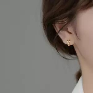 [마리엔코코][S]베이직 미니 링 실버925도금 귀걸이_IH