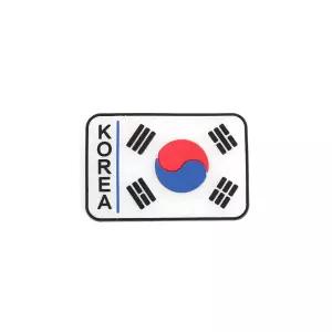고무 태극기 KOREA 패치 컬러 벨크로 군인가방 군대 약장