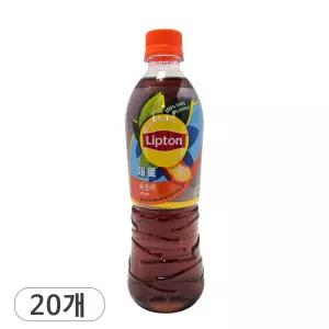 립톤 제로 복숭아 아이스티 500ml x 20개