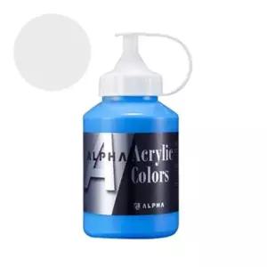 알파 RJ38SD60 미디엄바디/실버 아크릴물감 250mL 987 펄화이트 (1개)