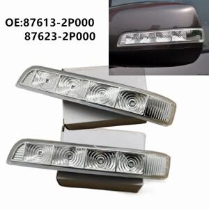 KIA Sorento XM 2009 2010 2011 2012 2013 2014 자동차 백미러 사이드 미러 회전 신호 4 LED 표시 등 리피