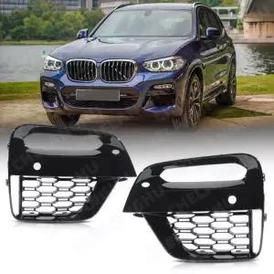 BMW X3 M-Sport G01 X4 G02 2019 자동차 앞 안개등 프레임 커버 그릴 용 안개 램프 그릴 51118098829 51118