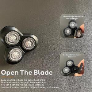 필립스 RQ12 RQ10 RQ11 S9000 RQ1250 RQ1260 RQ1280 RQ32 노렐코 센소터치 3D 남성용 면도기 교체용 면도날