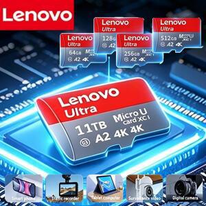 레노버 고속 메모리 카드 1TB 512GB 마이크로 SD 256GB 클래스 10 TF 플래시 휴대폰 태블릿 UAV용 새 상품