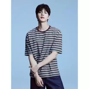 [롯데백화점]폴햄 남성 코튼 멀티 스트라이프 반팔티 PHG2TS1110