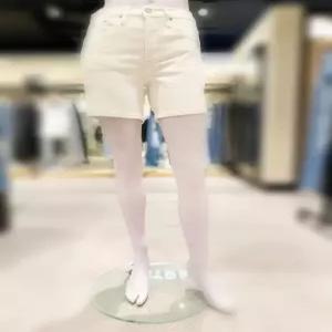 리바이스 여성 501 오리지널 일자핏 화이트 반바지 858330075 221122
