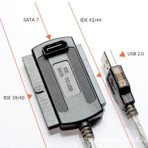 USB 2.0 to IDE/  어댑터 케이블 2.5 3.5인치 하드 드라이브 디스크 HDD 컨버터 PC PC 노트북용