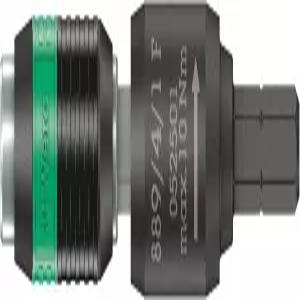 WERA 05052501001 889/4/1 F Rapidaptor 자유 주행 비트 홀더 피스톨 핸들 포함 토크 드라이버 1/4 x 64mm