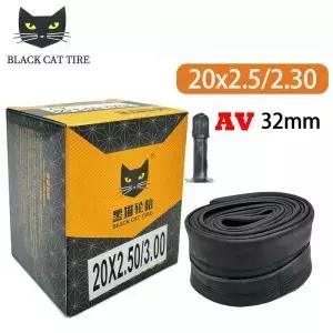 1팩 팻 이너 튜브 20x2.5/3.0 20x3.5/4.0 26x2.5/3.0 26x3.5/4.0 AV 32mm 산악 자전거 로드 전기