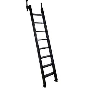 서고 접이식 책장 사다리 원목사다리 도서관