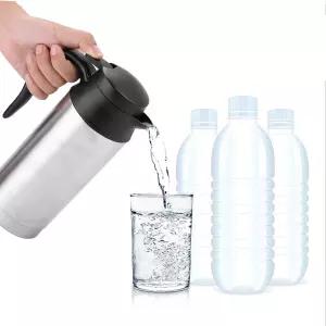 750ml DC 24V 전기 자동차 주전자 스테인리스 스틸 여행용 머그잔을 차나 밴에서 뜨거운 음료로 빠르게