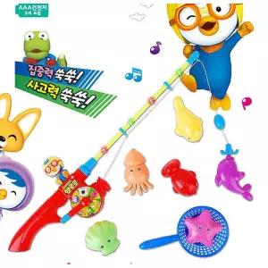 뽀로로 멜로디 릴 낚시대장난감 물고기잡기 여아 3살 유치원 4살