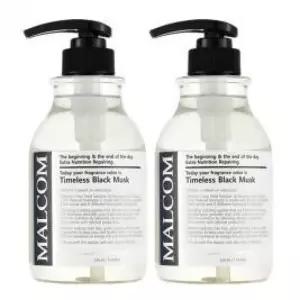 말콤 타임리스 블랙머스크 샴푸 520ml 2개