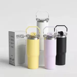 [T쇼페] 대용량 스윙핸들 보온보냉 스텐텀블러 900ml