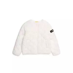 내셔널지오그래픽 N214KFT980 키즈 디퍼 U넥 퀼팅 플리스 가디건형 풀집업 WHITE 1473156