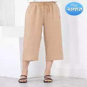 [모슬린]엄마옷 밴딩 인견 8부 통바지 605FGH241 마담중년여성빅사이즈50대60대