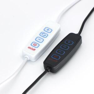 USB LED 조광기 5V 듀얼 컬러 스트립 조명 스위치 제어 케이블 밝기 색온도 조정
