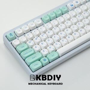 KBDiy 138 키/세트 한국어 키 캡 PBT KOA 스노우 마운틴 기계식 용  MX 스위치 ISO 7U 스페이스 바