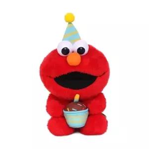 (선택 세서미스트리트 생일 엘모 인형)세서미스트리트 생일 엘모 인형 캐릭터인형 봉제인형 굿즈 키덜트