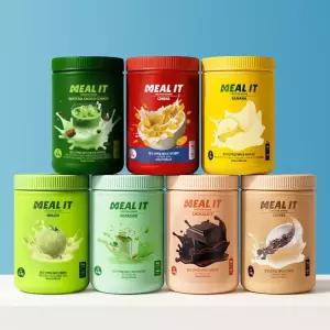 2통/보틀증정 밀잇 식단관리 단백질 쉐이크 대용량 560g 7종 말차, 시리얼, 피스타치오, 멜론, 초콜릿, 커