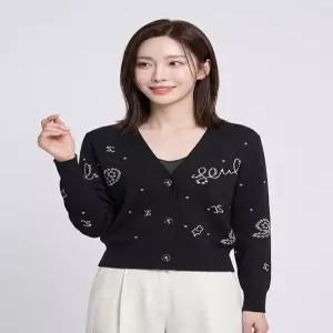 [조이너스][조이너스]크롭 V넥 가디건-JU24SC02012834A