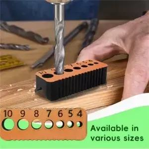 정밀 드릴 가이드 블록 4/5/6/7/8/9/0mm 구멍에 맞는 휴대용 재사용 가능 다기능 드릴링 지그 내구성