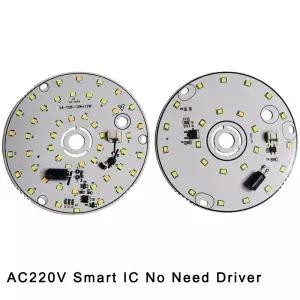 DIY LED 전구 램프 AC220V Smart IC No Need Driver Bean Chip For Bulb Light SMD Natural White 3W 6W 2W