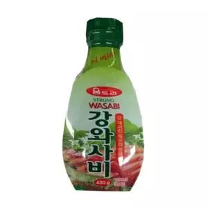 움트리 튜브형 강와사비 430g 업소용 횟집 초밥 식당 생와사비 소스 식재료 튜브와사비 대용량와사비 식당용식재료