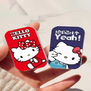 헬로 귀여운 핑크 방풍 라이터 캐릭터 선물용