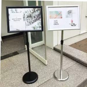 A4 스탠드 메뉴판거치대 거치대 배너 메뉴판 안내판