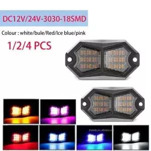 외부 분위기 조명 자동 바닥 언더바디 LED 네온 8 자동차 트럭 락 라이트 2V 24V 밴